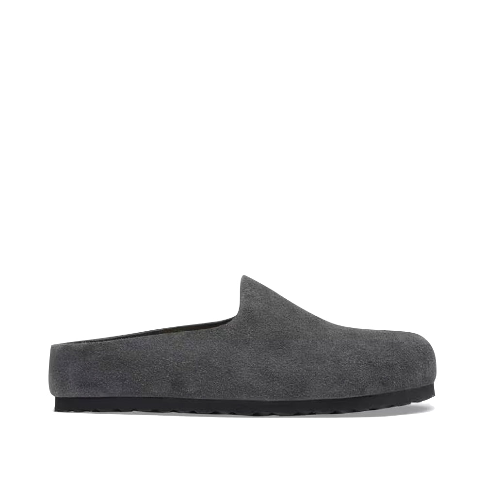 Side (right) view of Birkenstock Amsterdam Wrapped Clog for women.
