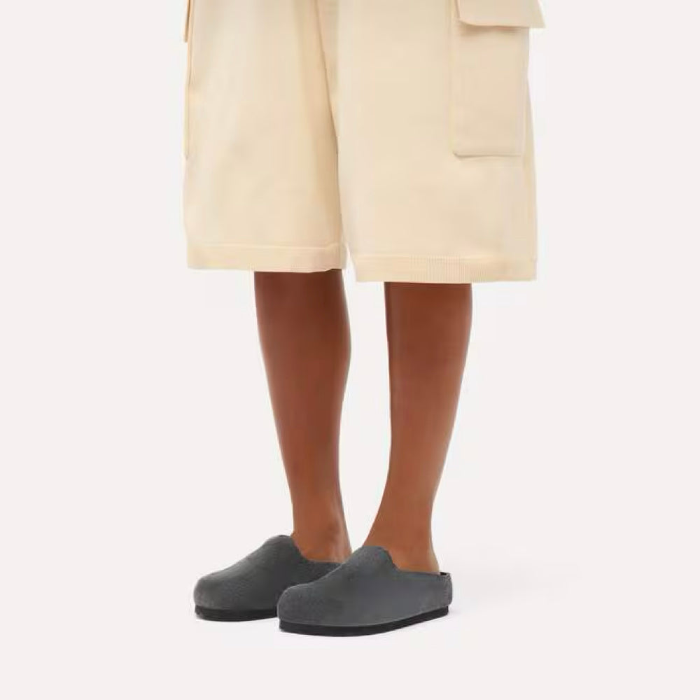Model view of Birkenstock Amsterdam Wrapped Clog for women.