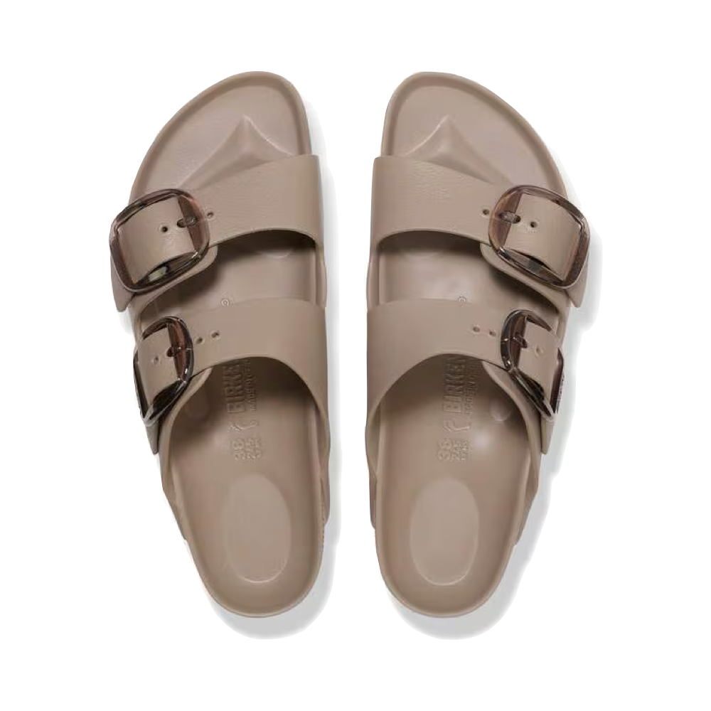 Top-down view of Birkenstock Arizona Big Buckle EVA Sandal for women.