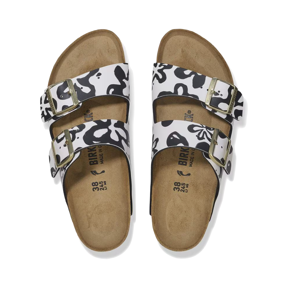 Top-down view of Birkenstock Arizona Birko-Flor Sandal for women. 