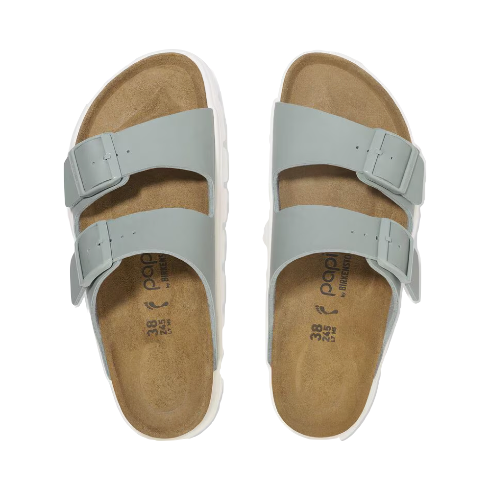 Top-down view of Birkenstock Arizona Chunky Birko-Flor Sandal for women.
