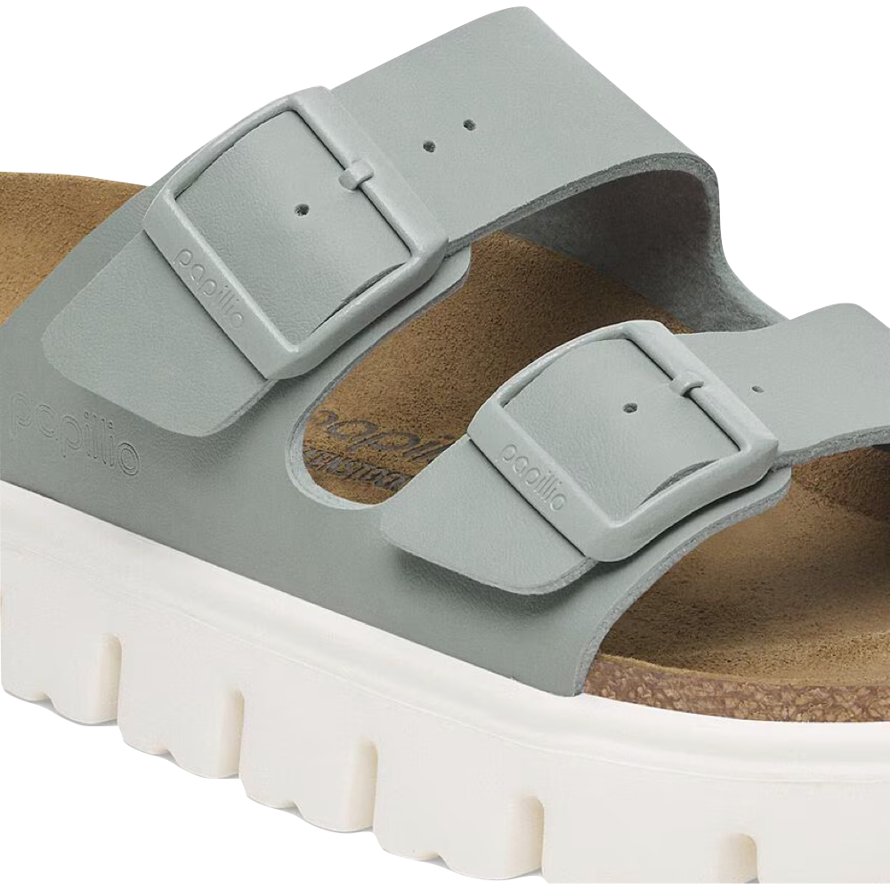 Detail view of Birkenstock Arizona Chunky Birko-Flor Sandal for women.