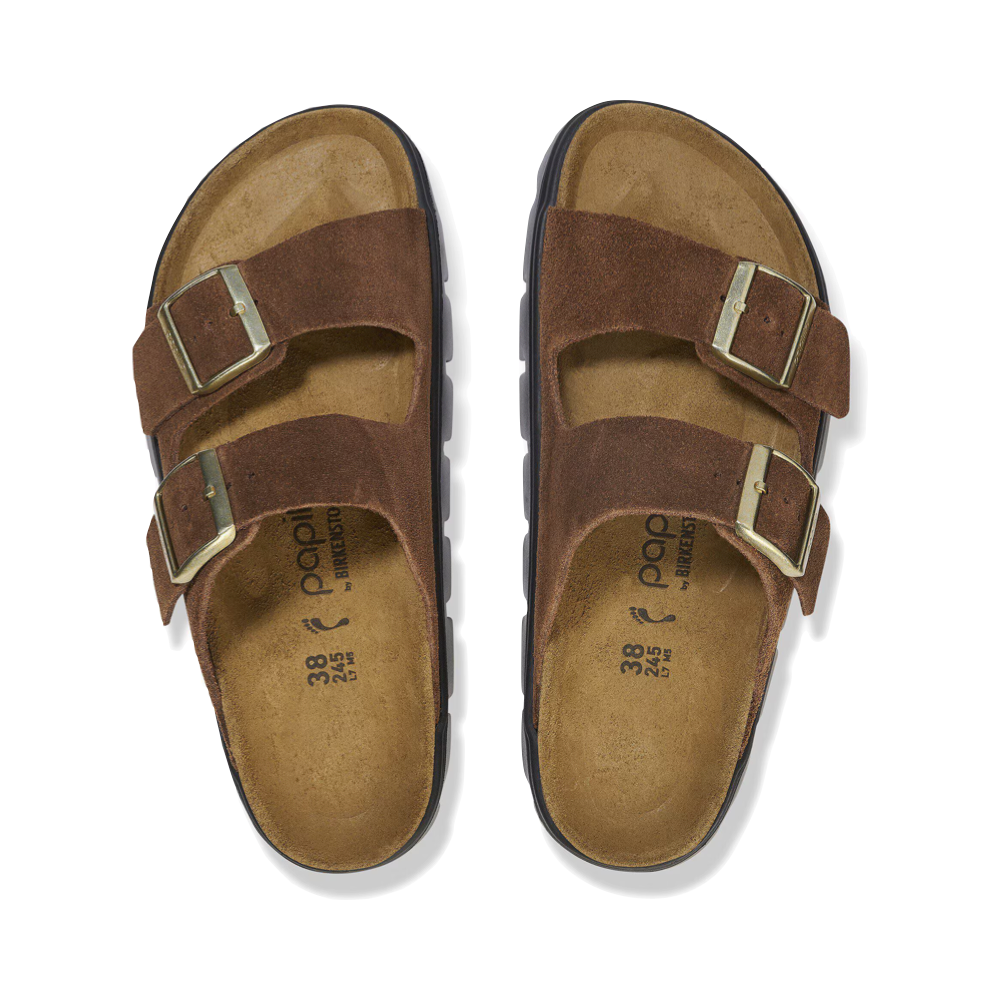 Top-down view of Birkenstock Arizona Chunky Two Strap Sandal for women.