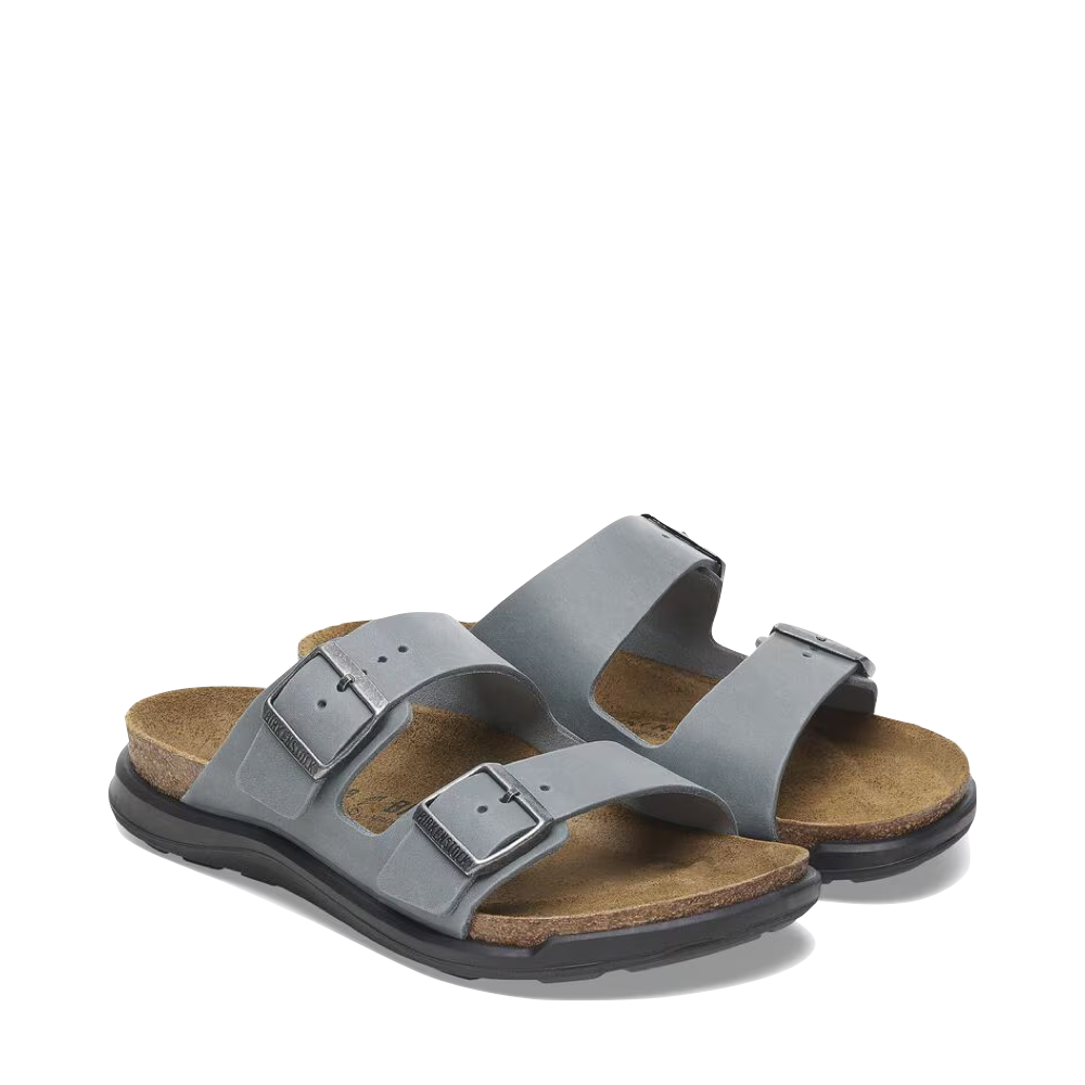 Toe view of Birkenstock Arizona Crosstown Rugged Oiled Leather Sandal for women.