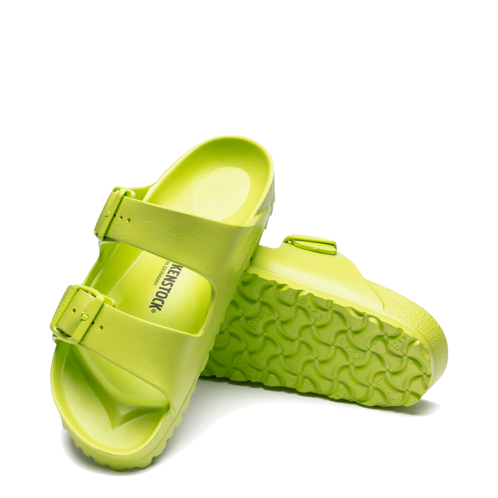 Top-down and bottom view of Birkenstock Arizona EVA Sandal for women.