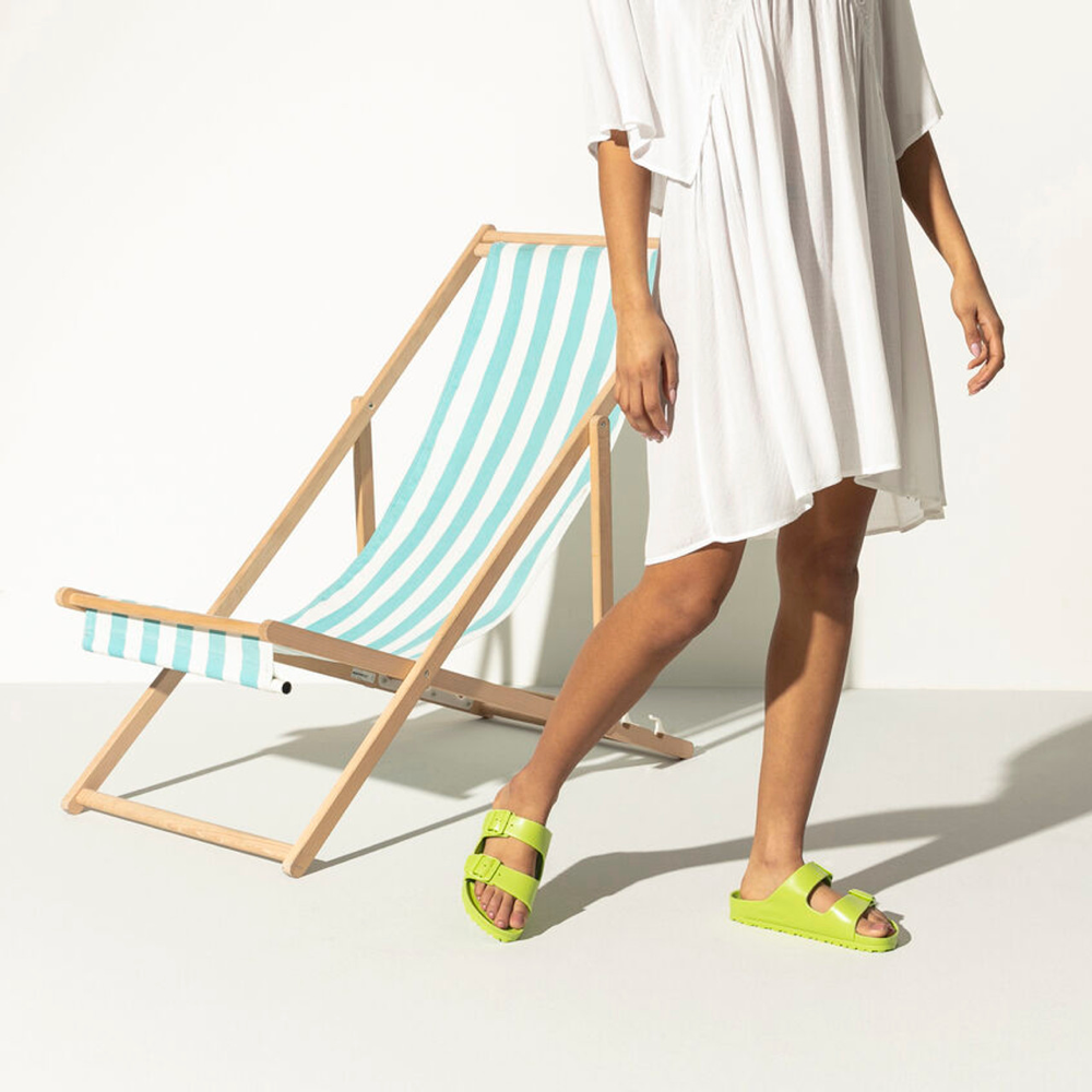 Model view of Birkenstock Arizona EVA Sandal for women.