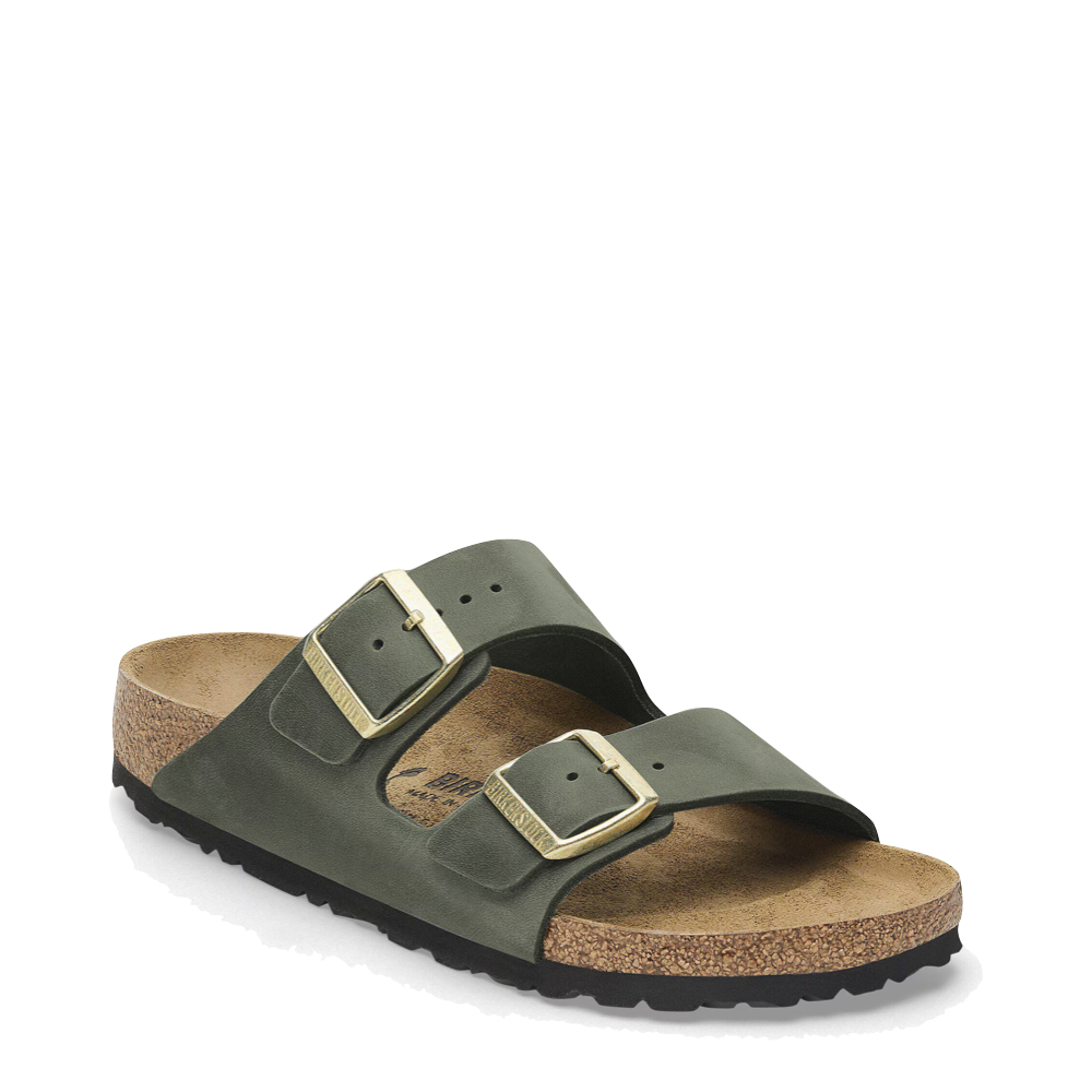 Toe view of Birkenstock Arizona Oiled Leather Sandal for women.
