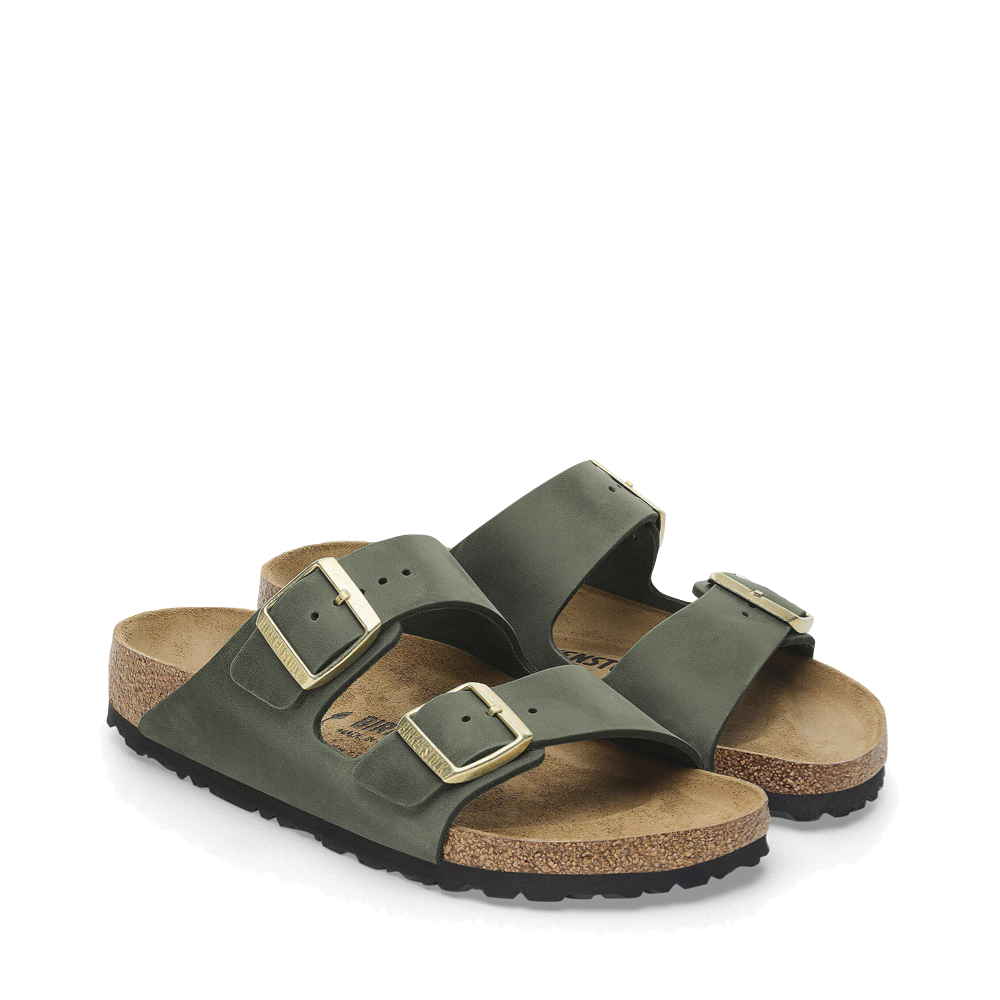Toe view of Birkenstock Arizona Oiled Leather Sandal for women.