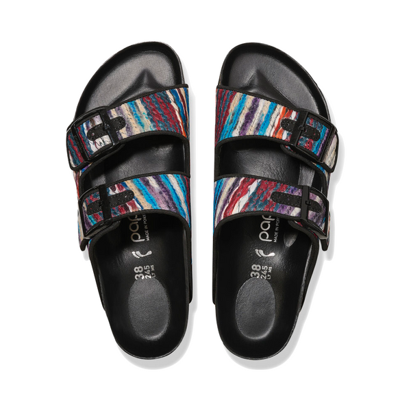 Birkenstock Women's Arizona Platform Multi Yarn in Turquoise