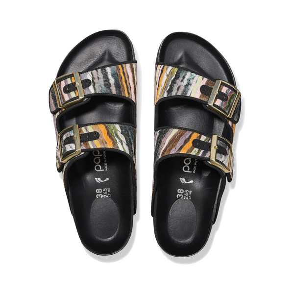 Birkenstock Women's Arizona Platform Multi Yarn in Yellow