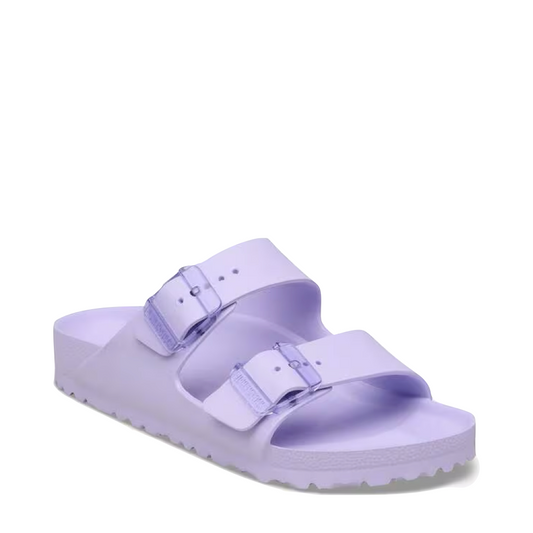 Toe view of Birkenstock Arizona Stealth Buckle EVA Sandal for women.