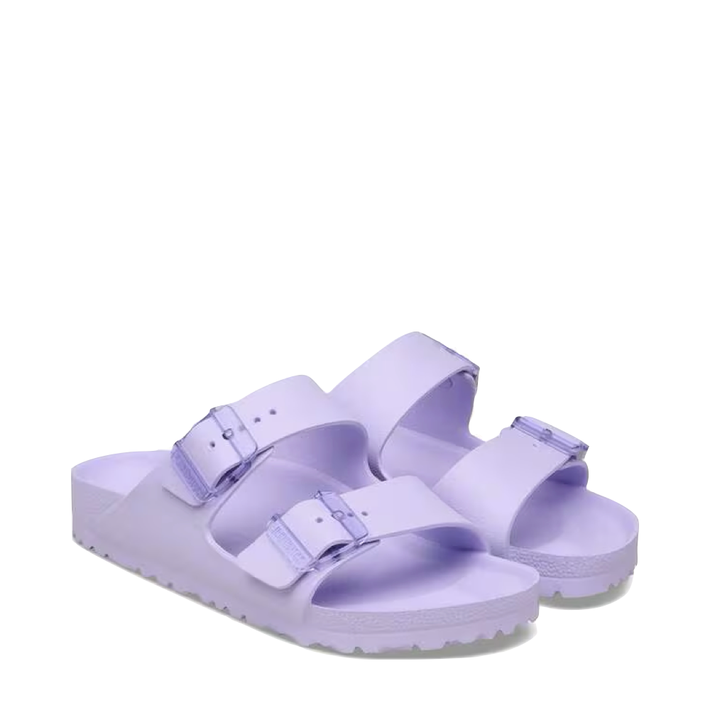 Toe view of Birkenstock Arizona Stealth Buckle EVA Sandal for women.