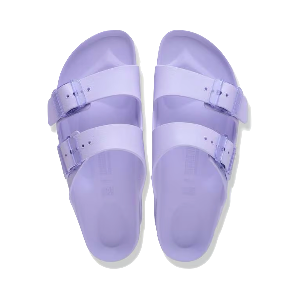 Top-down view of Birkenstock Arizona Stealth Buckle EVA Sandal for women.