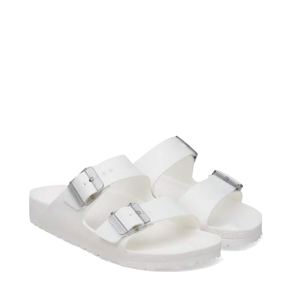 Toe view of Birkenstock Arizona Stealth Buckle EVA Sandal for women.