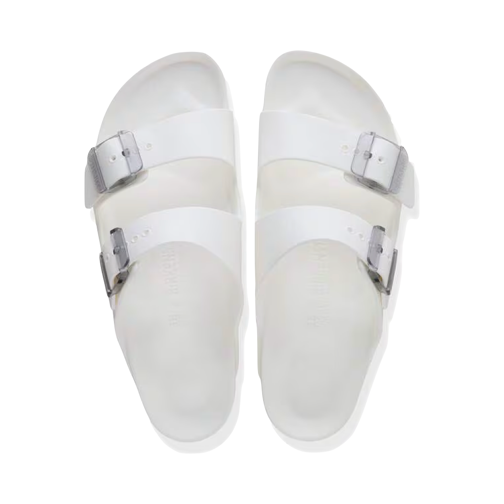 Top-down view of Birkenstock Arizona Stealth Buckle EVA Sandal for women.