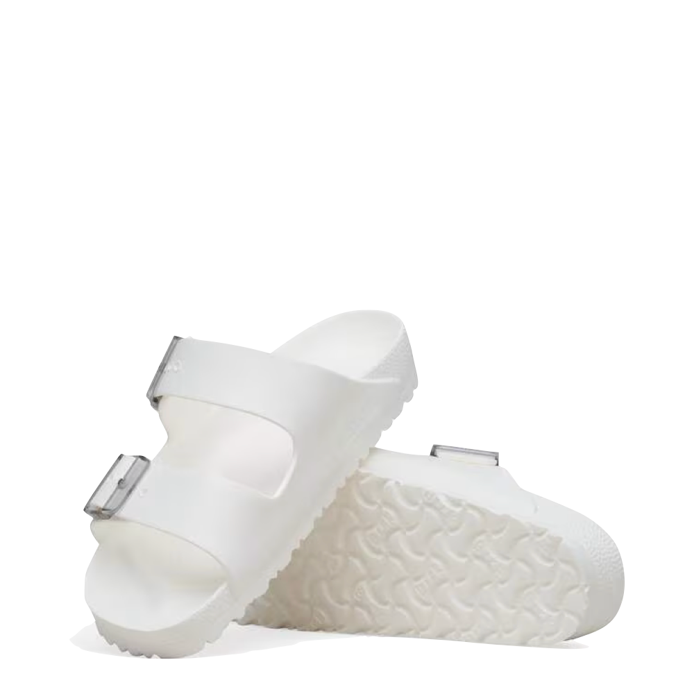 Side and bottom view of Birkenstock Arizona Stealth Buckle EVA Sandal for women.