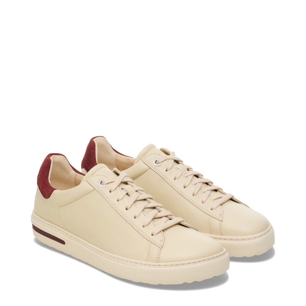 Toe view of Birkenstock Bend Low Leather Lace Sneaker for women.