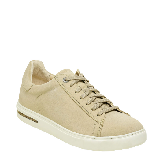 Mudguard and Toe view of Birkenstock Bend Suede Sneaker for women.