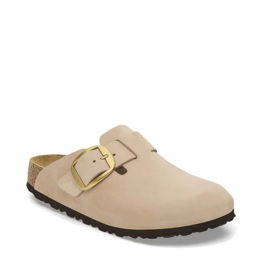 Toe view of Birkenstock Boston Big Buckle Clog for women.