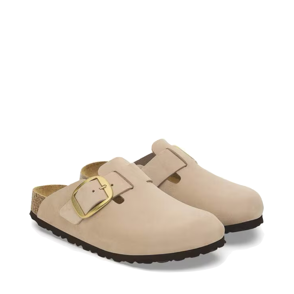 Toe view of Birkenstock Boston Big Buckle Clog for women.