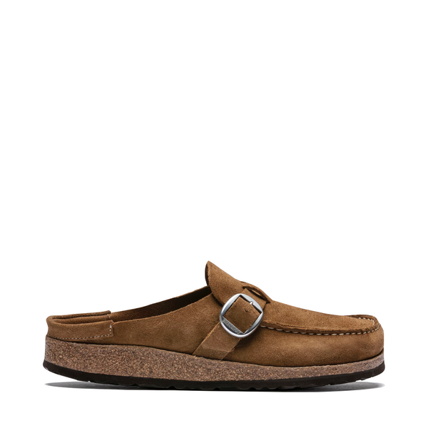 Birkenstock Women's Buckley Suede Clog in Tea Brown