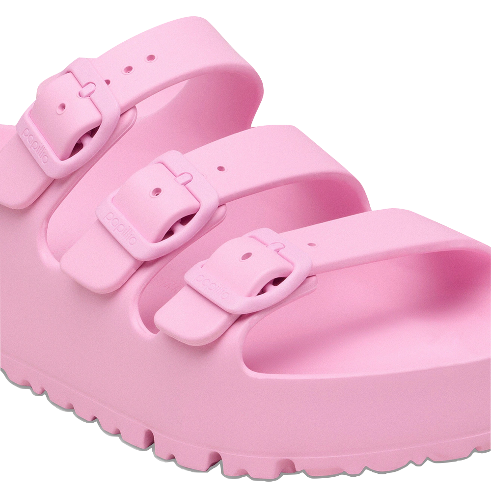 Detail view of Birkenstock Florida Flex Platform EVA Sandal for women.
