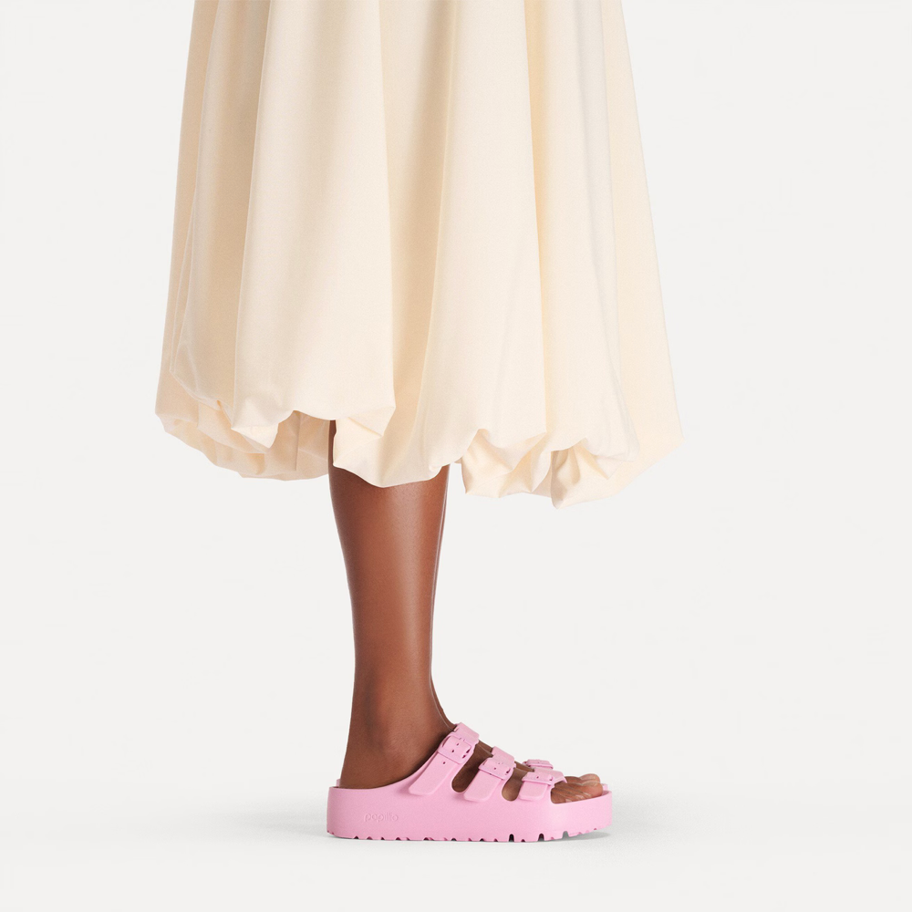 Model view of Birkenstock Florida Flex Platform EVA Sandal for women.