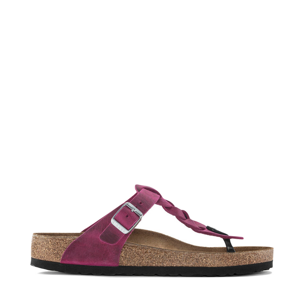 Birkenstock Women's Gizeh Braided Oiled Leather Sandal (Festival Fuchsia)