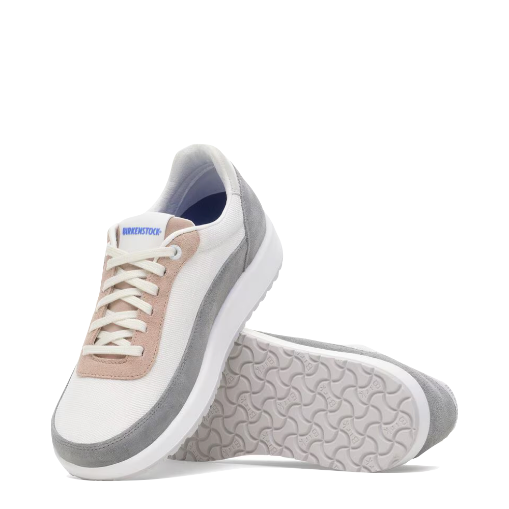 Top-down and bottom view of Birkenstock Honnef City Sneaker for women.