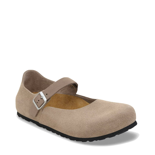 Toe view of Birkenstock Mantova Suede Leather Mary Jane for women.