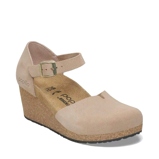 Toe view of Birkenstock Mary Closed Toe Wedge Sandal for women.