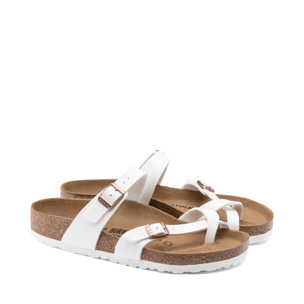 Toe view of Birkenstock Mayari Birko-Flor Toe Loop Sandal for women.