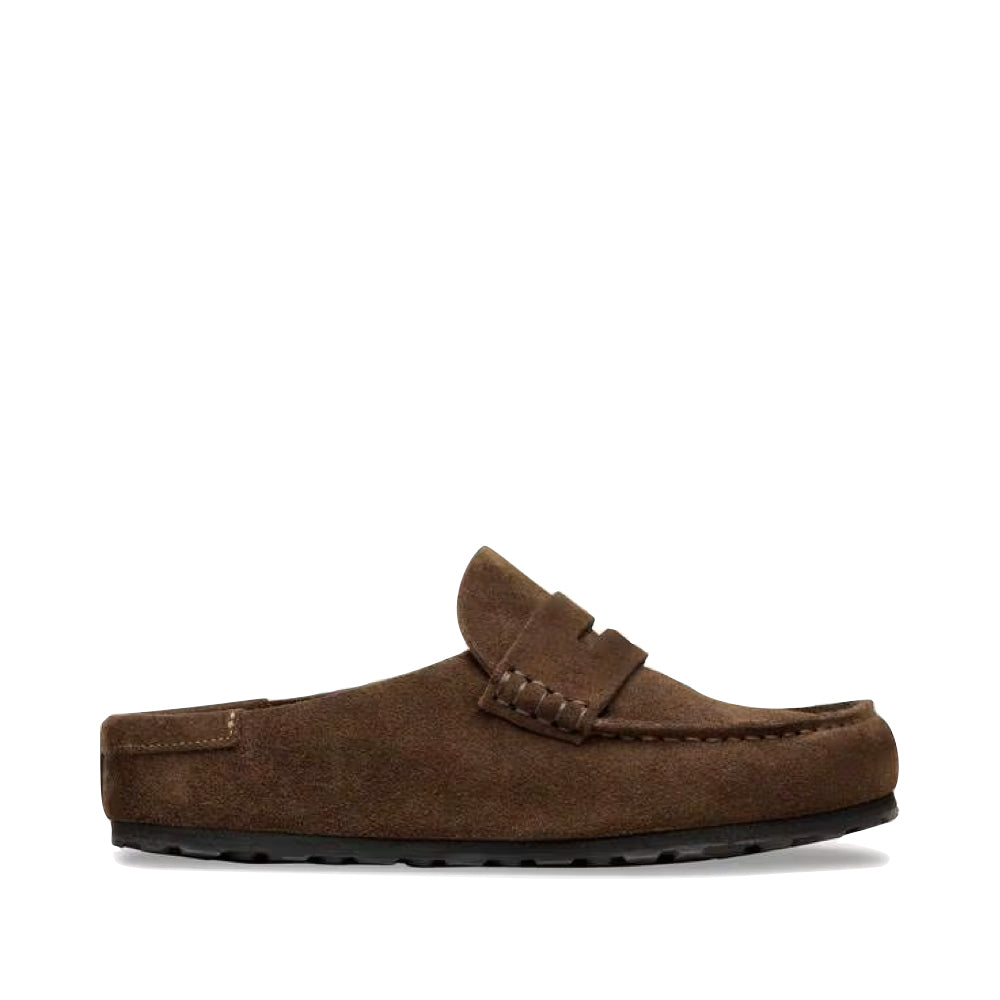 Side (right) view of Birkenstock Naples Wrapped Loafer for women.