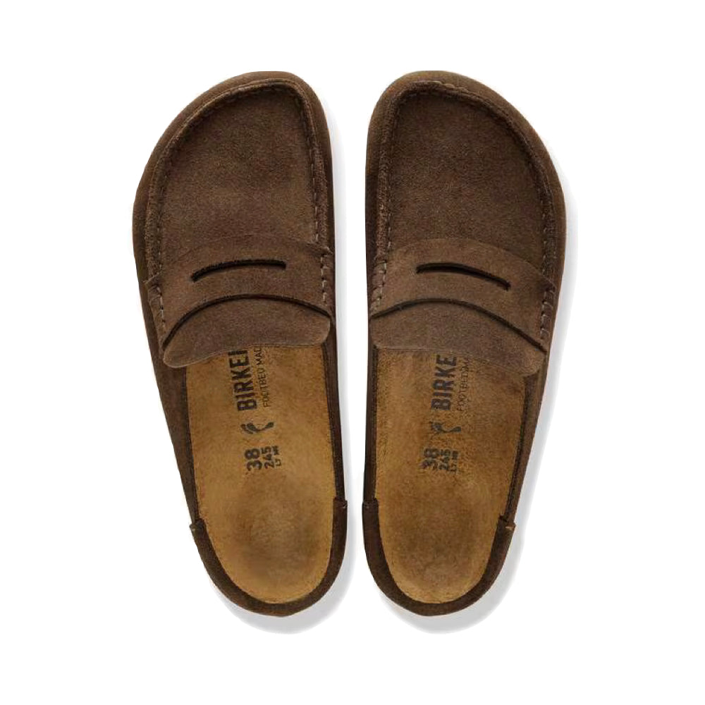 Top-down view of Birkenstock Naples Wrapped Loafer for women.