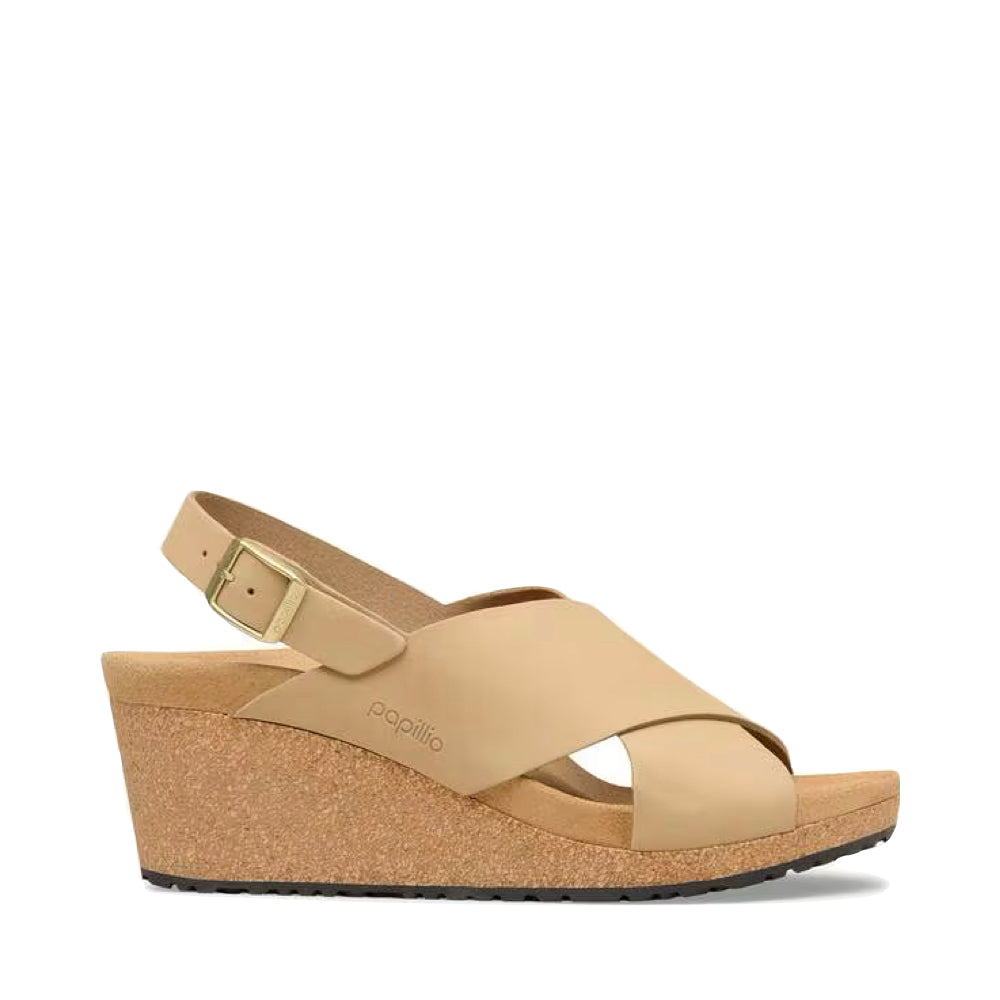 Side (right) view of Birkenstock Samia Wedge Sandal for women.