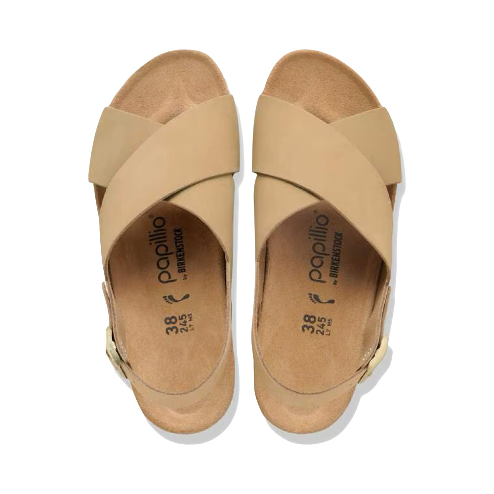 Top-down view of Birkenstock Samia Wedge Sandal for women.