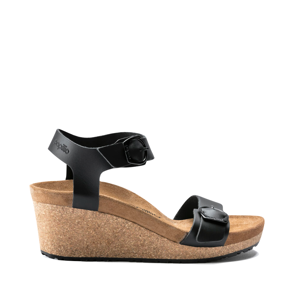 Side (right) view of Birkenstock Soley Wedge Sandal for women.