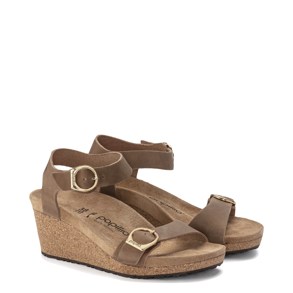 Toe view of Birkenstock Soley Wedge Sandal for women.