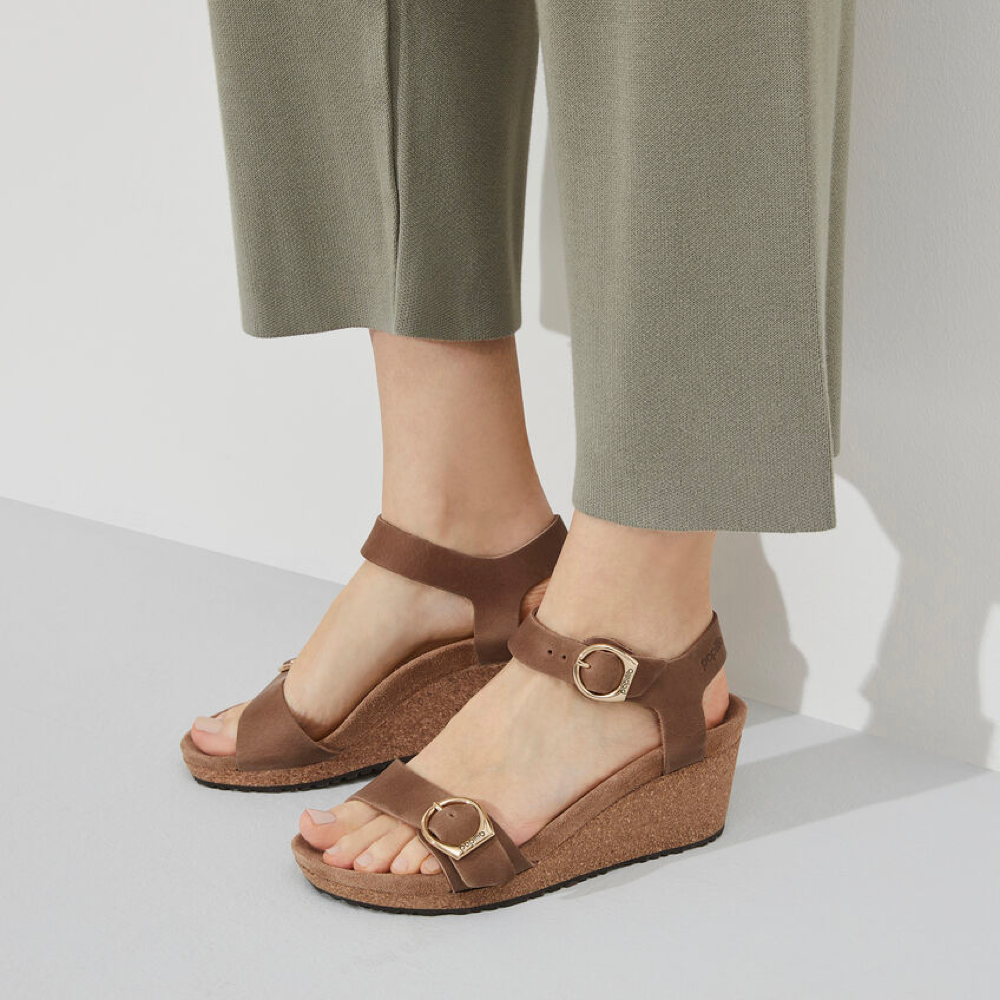 Model view of Birkenstock Soley Wedge Sandal for women.