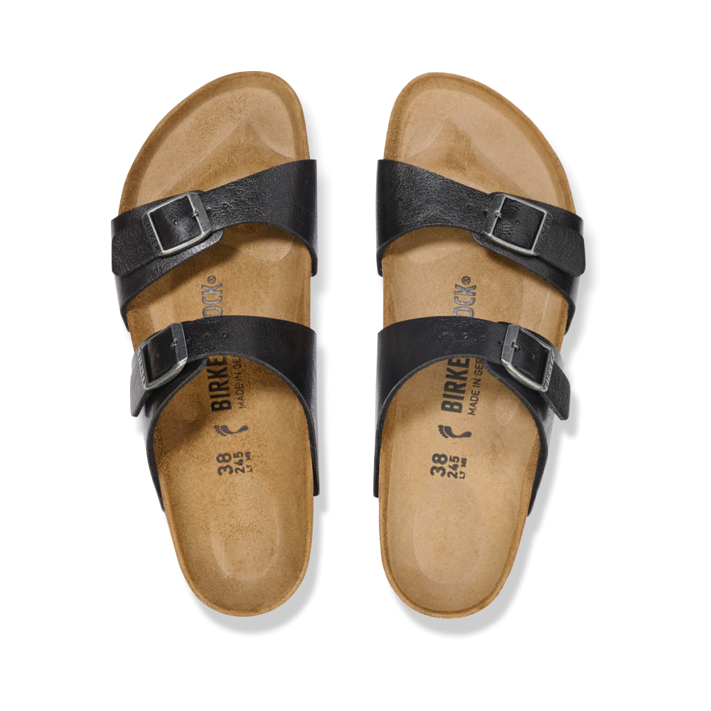 Top-down view of Birkenstock Sydney Birko-Flor Slide Sandal for women.