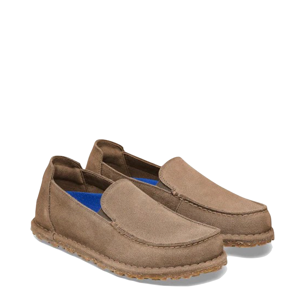 Mudguard and Toe view of Birkenstock  Utti Slip On Loafer for women.