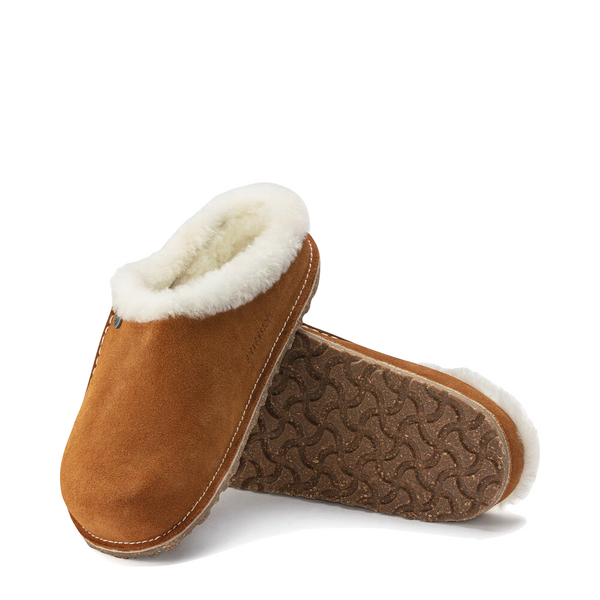 Birkenstock Women's Zermatt Premium Shearling Lined Slip On Clog Slipper in Mink