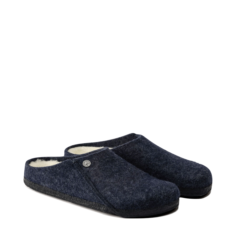 Toe view of Birkenstock Zermatt Shearling Slip On Clog Slipper for women.