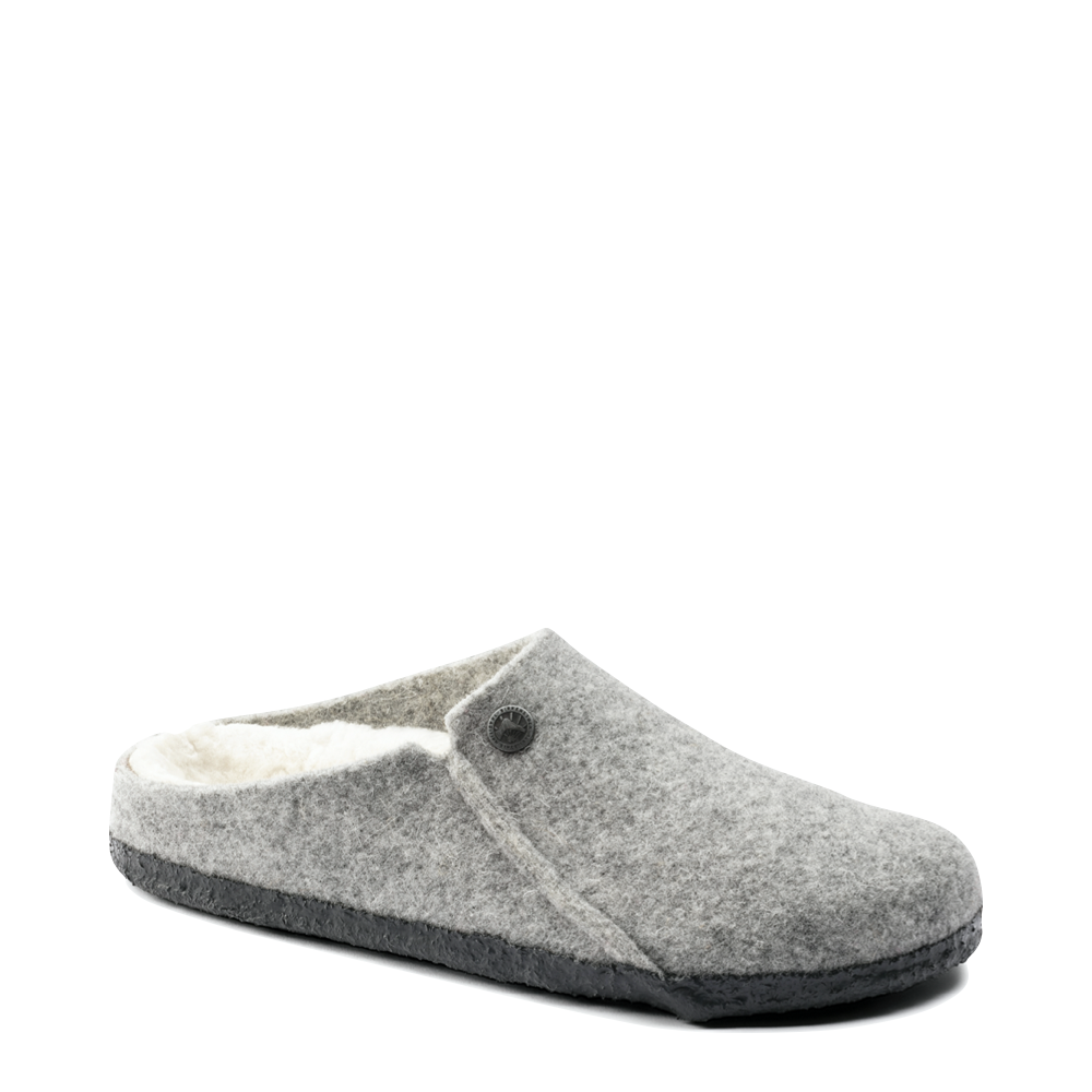 Toe view of Birkenstock Zermatt Shearling Slip On Clog Slipper for women.