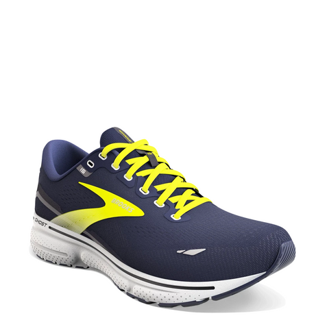 Brooks Men's Ghost 15 Running Sneakers in Peacoat/Nightlife/Grey