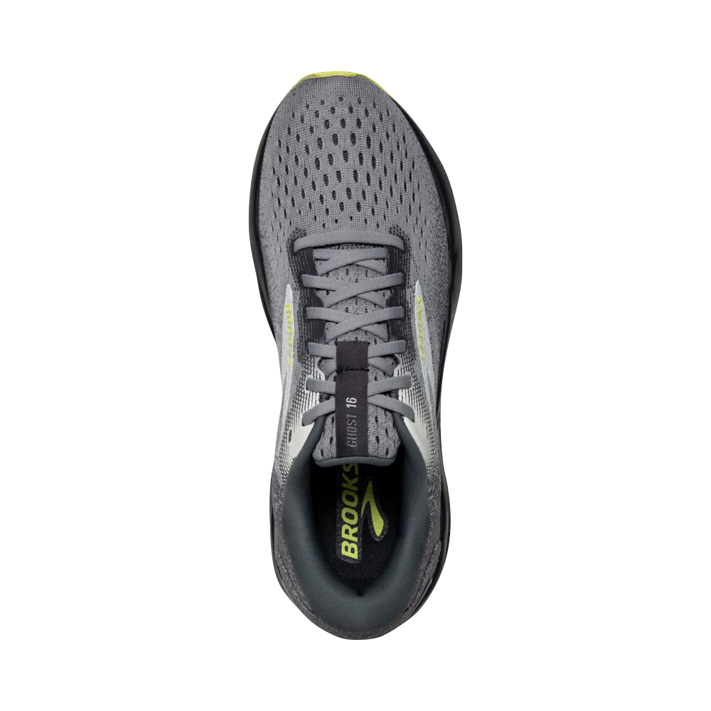 Top-down view of Brooks Ghost 16 Sneaker for men.