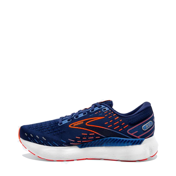 Brooks Men's Glycerin GTS 20 Sneaker in Blue Depths/Palace Blue/Orange
