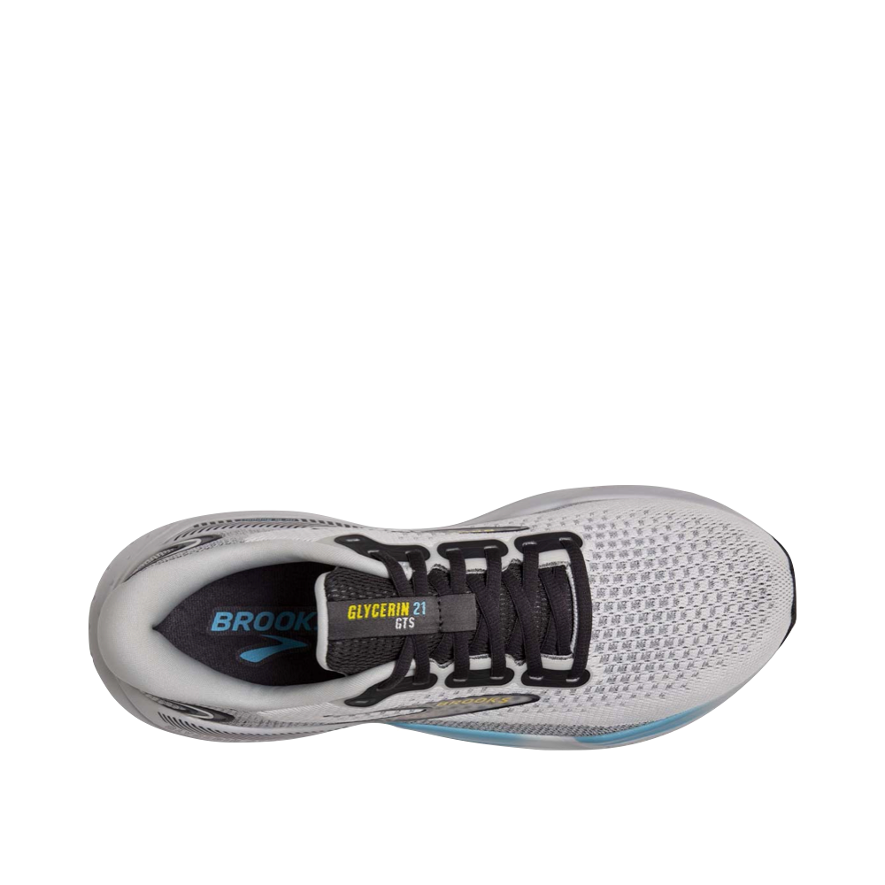 Top-down view of Brooks Glycerine GTS 21 for men.