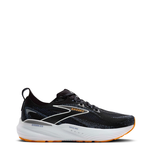 Side (right) view of Brooks Glycerin GTS 22 Sneaker for men.
