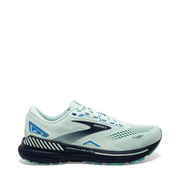 Brooks Women's Adrenaline GTS 23 Running Sneaker in Blue Glass/Nile Blue/Marina